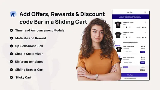 Slide Cart: Sticky Cart Drawer screenshot