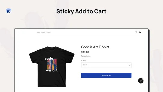 Slide Cart: Sticky Cart Drawer screenshot