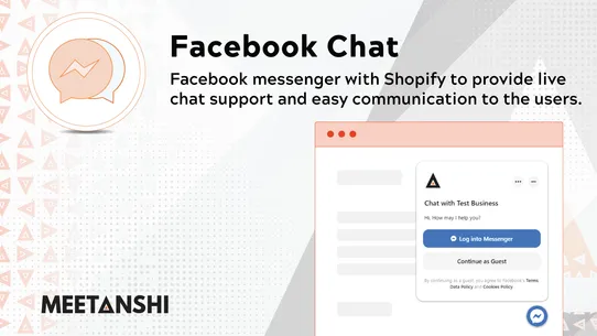 Meetanshi Facebook Chat screenshot