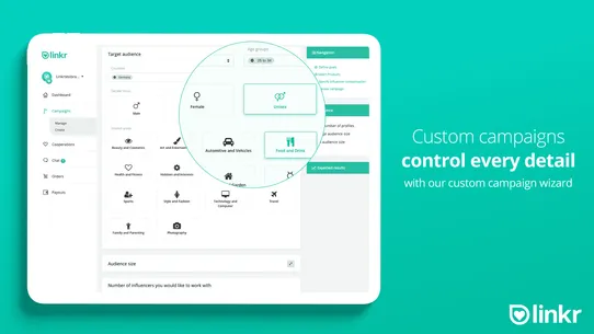 linkr ‑ Influencer Marketing screenshot