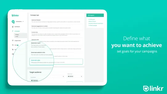 linkr ‑ Influencer Marketing screenshot