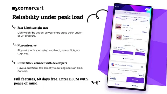 Corner Cart Drawer &amp; Free Gift screenshot