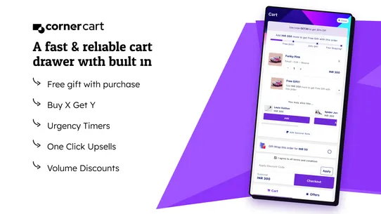 Corner Cart Drawer &amp; Free Gift screenshot