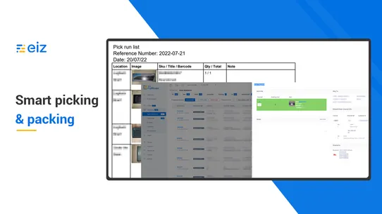 EIZ Fulfillment Technology screenshot