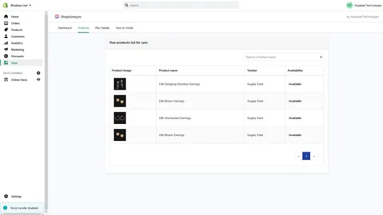 Shopstoresync screenshot
