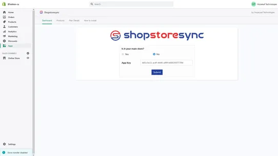 Shopstoresync screenshot