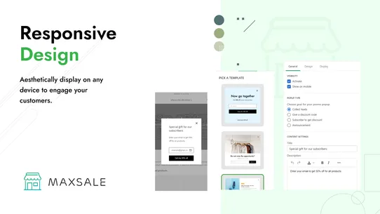 MaxSale Popup screenshot