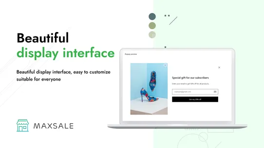 MaxSale Popup screenshot