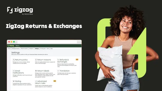 ZigZag Returns &amp; Exchanges screenshot