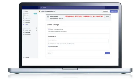 Bounce Back Redirector screenshot