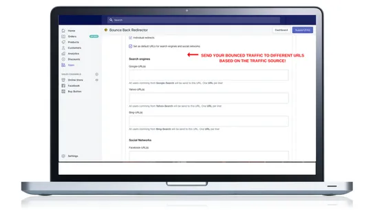 Bounce Back Redirector screenshot