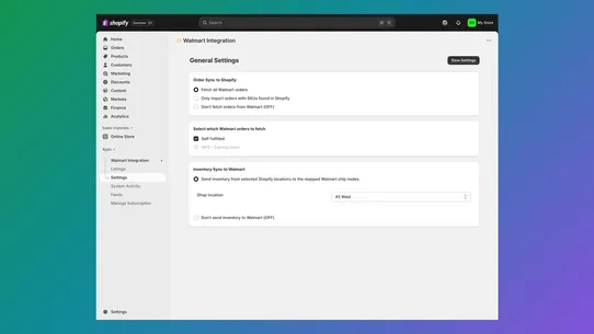 GeekSeller Walmart Integration screenshot