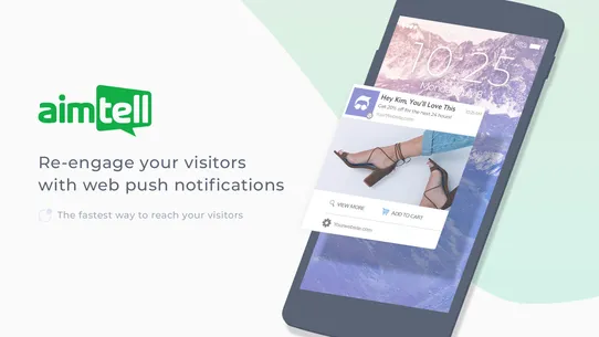 Aimtell Web Push Notifications screenshot