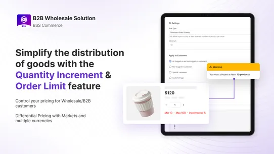 B2B Wholesale Solution by BSS screenshot