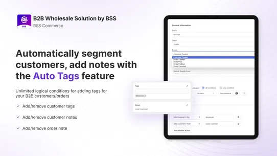 BSS: B2B &amp; Wholesale Solution screenshot