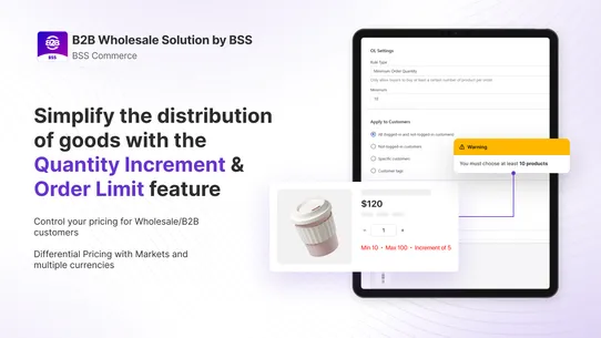 BSS: B2B &amp; Wholesale Solution screenshot