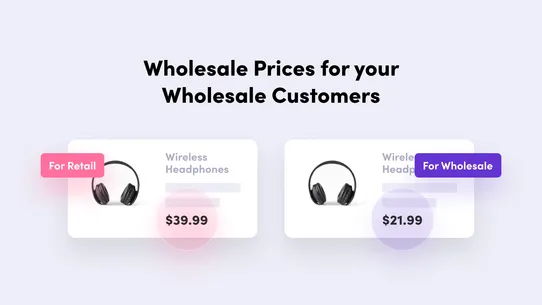 Wholesale Pricing Discount B2B screenshot