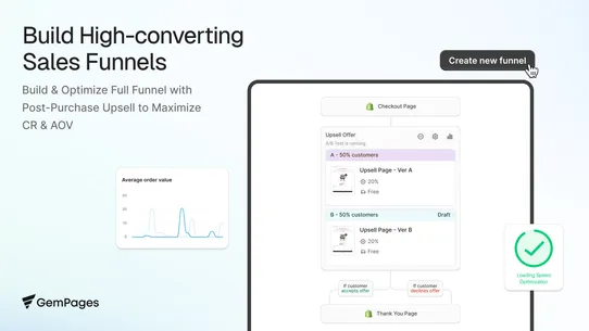 GemPages Landing Page Builder screenshot