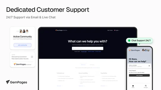 GemPages Landing Page Builder screenshot