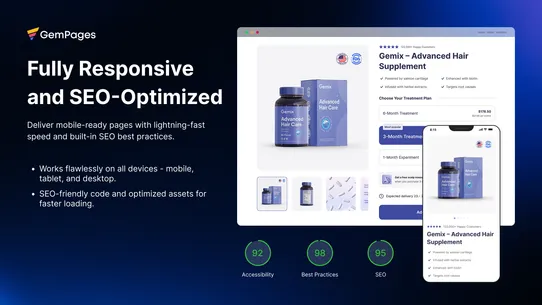 GemPages Landing Page Builder screenshot