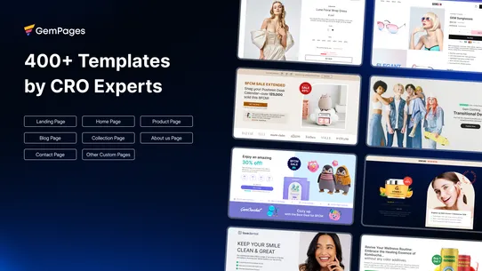 GemPages Landing Page Builder screenshot