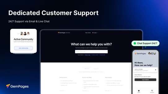 GemPages Landing Page Builder screenshot