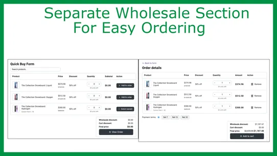 Process Wholesale: B2B Pricing screenshot