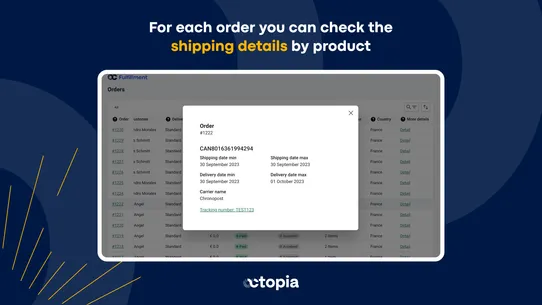 Octopia Fulfillment solutions screenshot