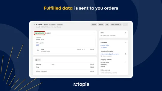 Octopia Fulfillment solutions screenshot