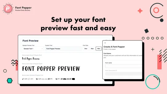 Font Popper ‑ Font Previewer screenshot