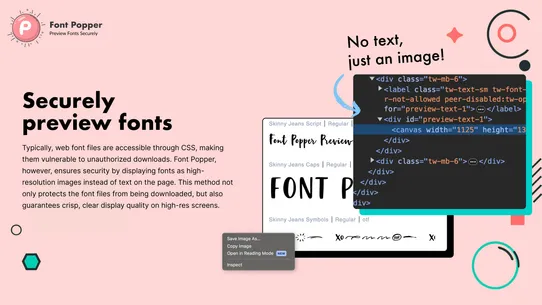 Font Popper ‑ Font Previewer screenshot