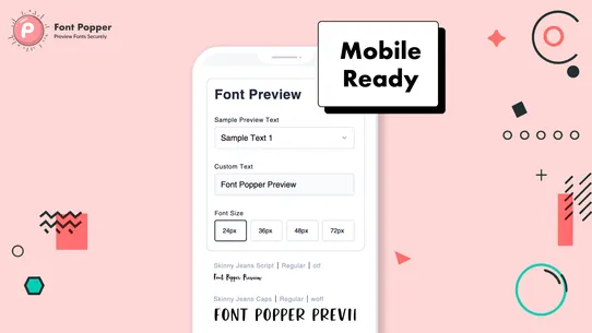 Font Popper ‑ Font Previewer screenshot