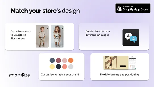 Smart Size Chart &amp; Size Guide screenshot