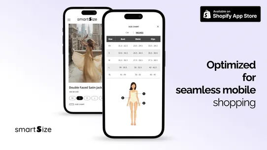 Smart Size Chart &amp; Size Guide screenshot