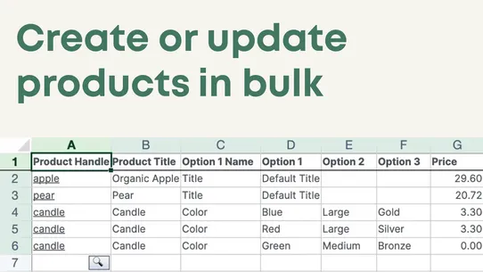 Mixtable Spreadsheet Editor screenshot