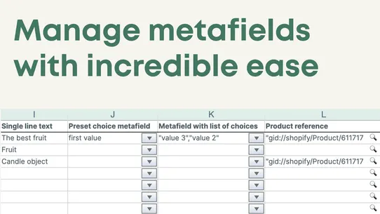 Mixtable Spreadsheet Editor screenshot