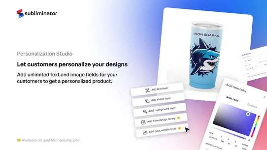 Subliminator: Print on Demand screenshot