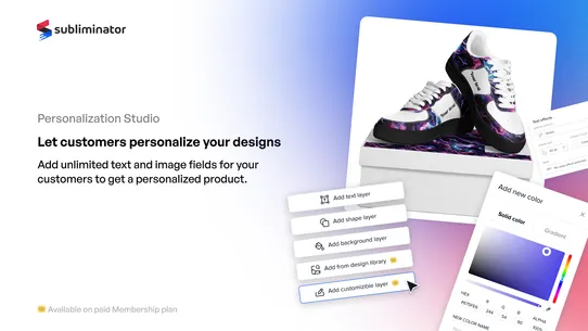 Subliminator: Print on Demand screenshot