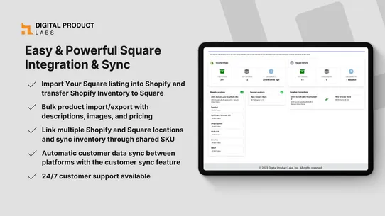 Square Integration &amp; Sync DPL screenshot