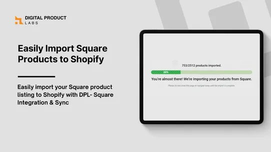 Square Integration &amp; Sync DPL screenshot