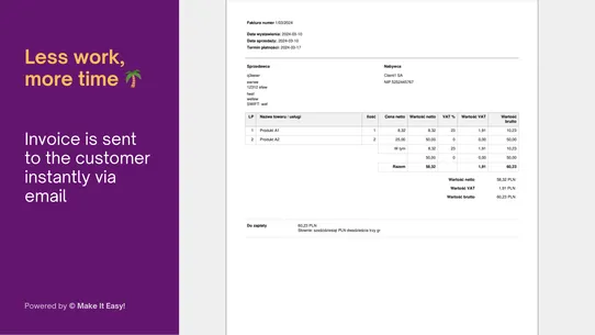 Fakturownia | Integration screenshot