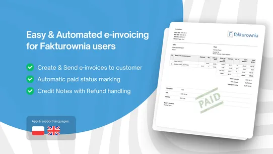 Fakturownia | Integration screenshot