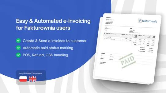 Fakturownia • Integration screenshot
