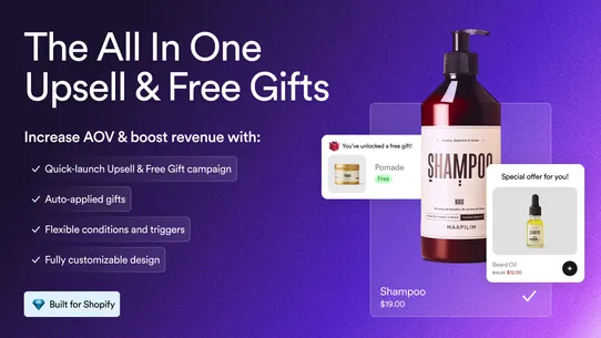 SpurIT BOGO Free Gift Upsell screenshot