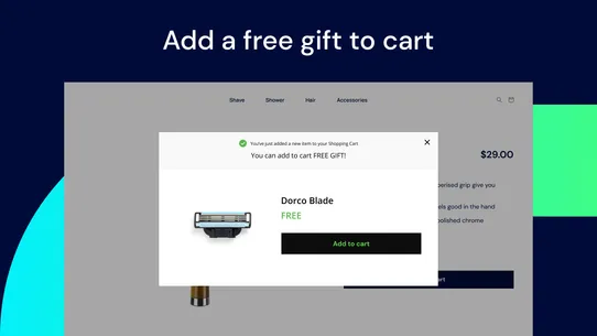 SpurIT BOGO Free Gift Upsell screenshot