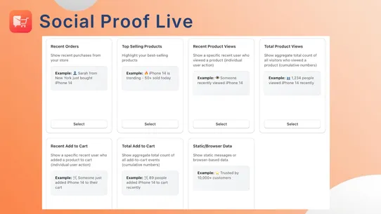 Social Proof Live screenshot