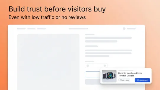 Social Proof Live ‑ Sales Pop screenshot