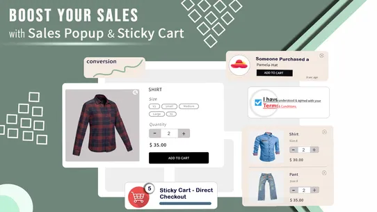 Sales Popup &amp; Sticky Cart screenshot