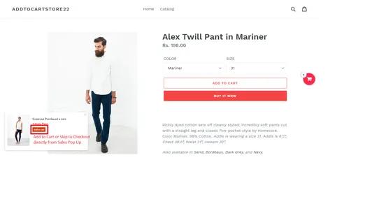 Sales Popup &amp; Sticky Cart screenshot