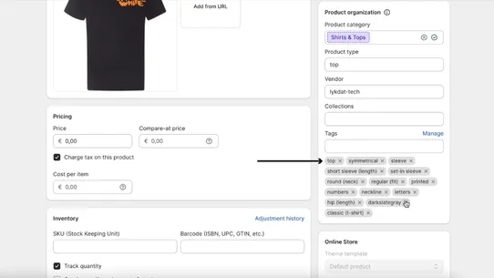 Lykdat Apparel Auto‑Tagger screenshot